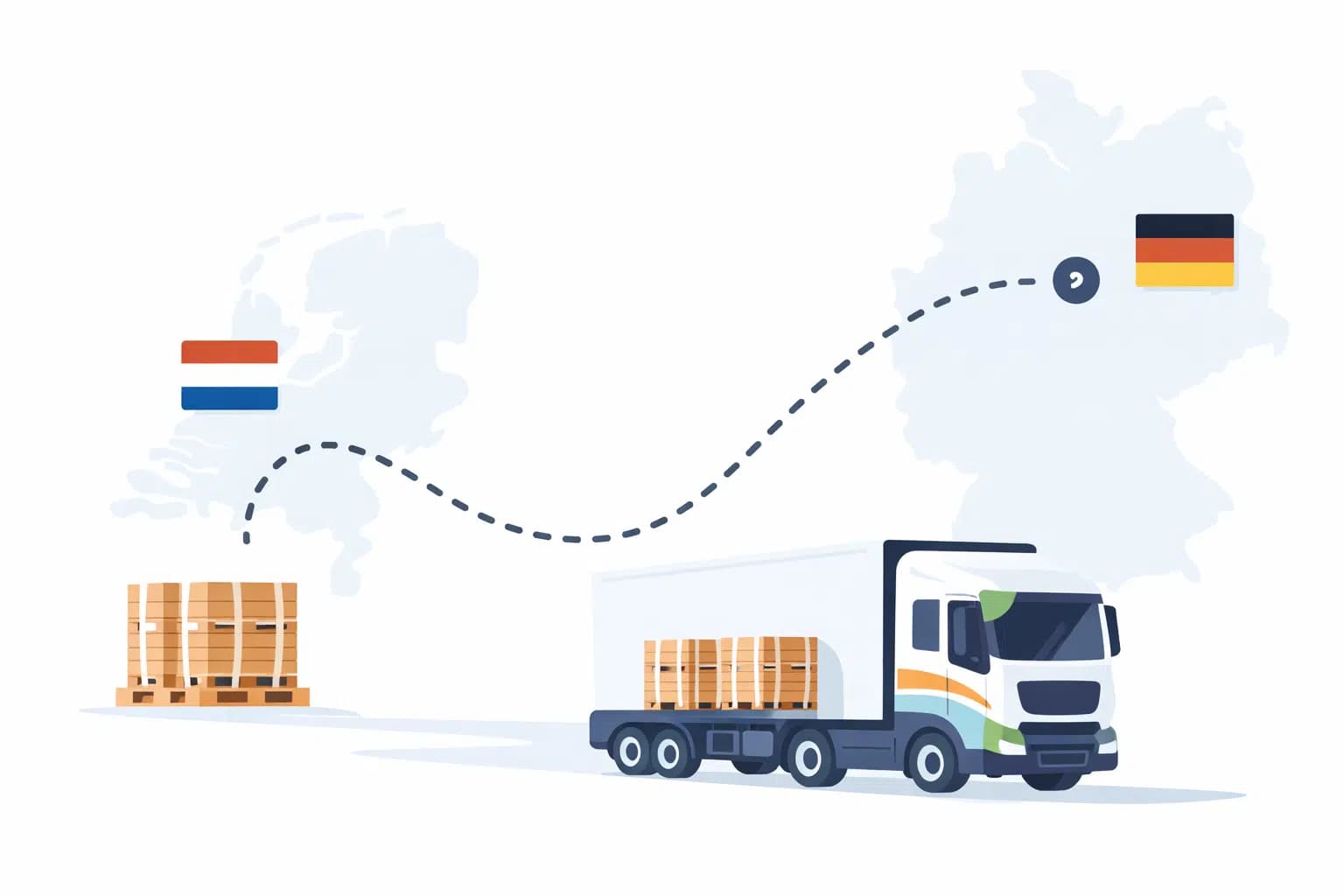 Shipping a pallet to Germany truck transport Netherlands Germany
